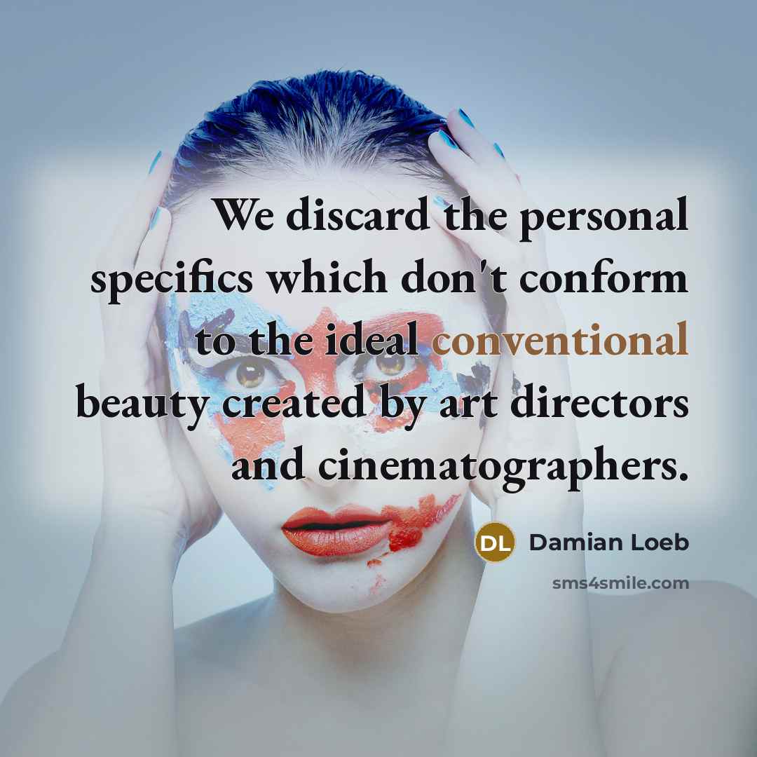 “We discard the personal specifics which don't conform to the…” quote by Damian Loeb