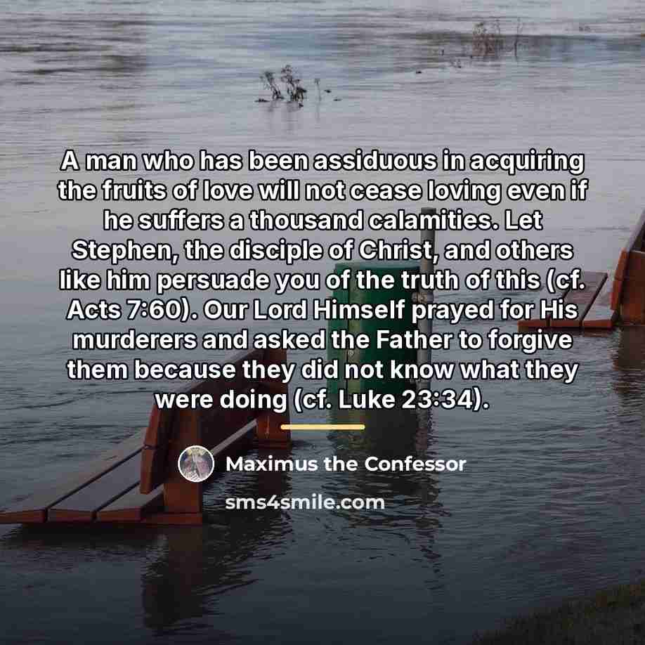 “A man who has been assiduous in acquiring the fruits…” quote by Maximus the Confessor