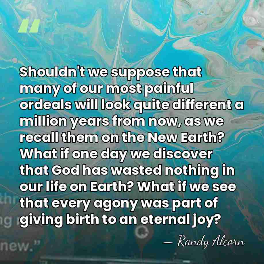 Shouldn't we suppose that many of our most painful ordeals will look&hellip; - Randy Alcorn