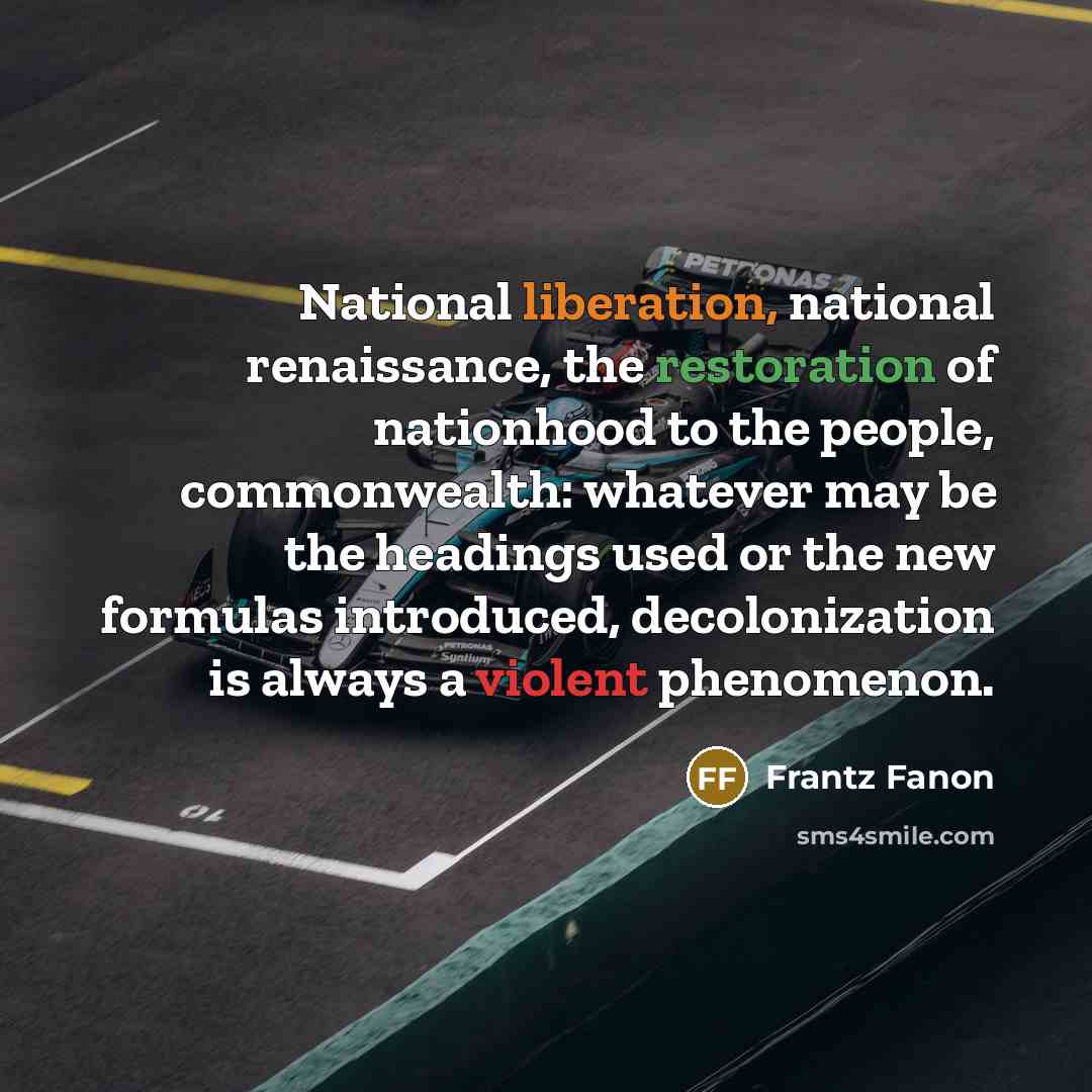 “National liberation, national renaissance, the restoration of nationhood to the…” quote by Frantz Fanon