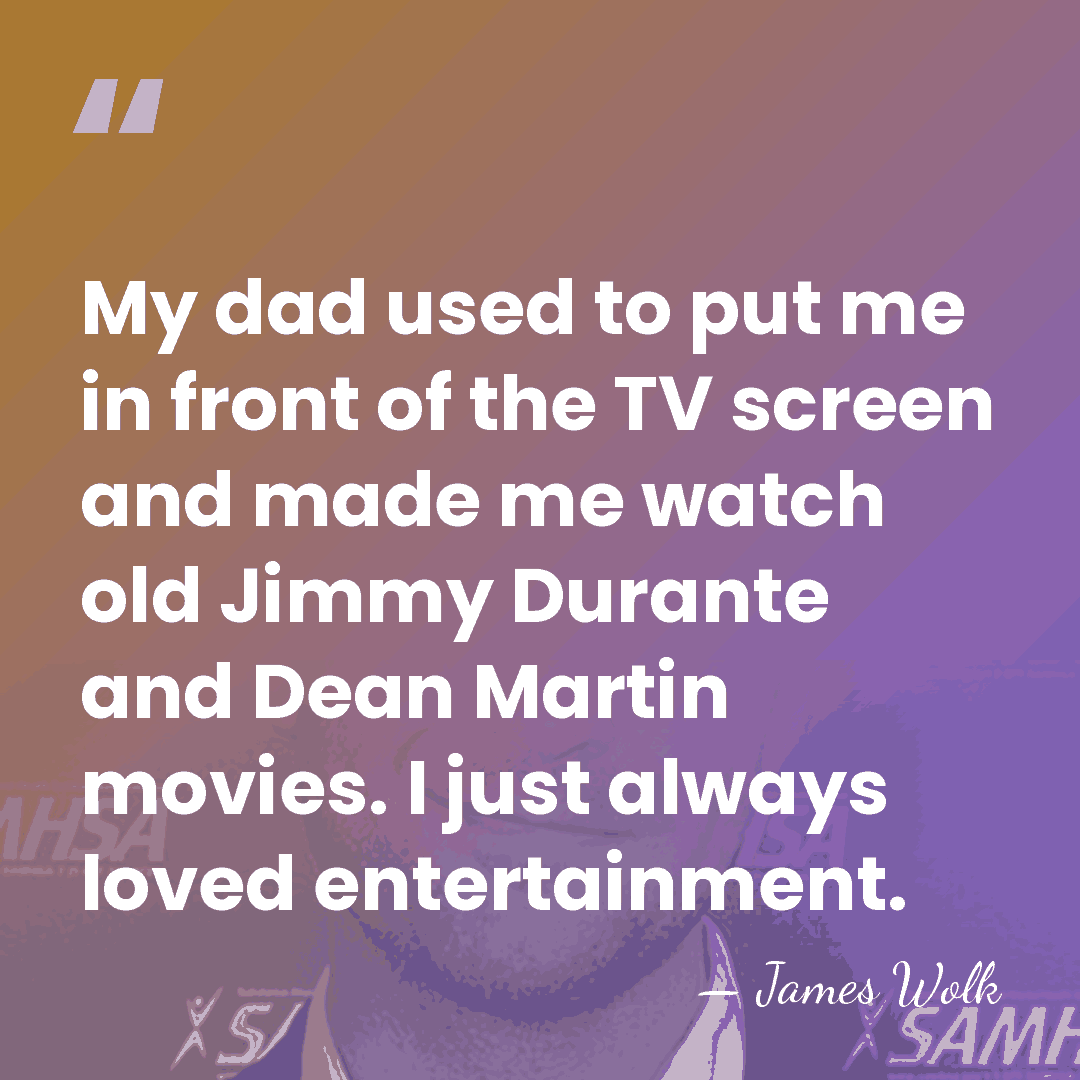 My dad used to put me in front of the TV screen&hellip; - James Wolk