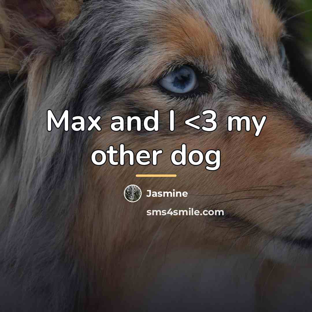 “Max and I…” quote by Jasmine
