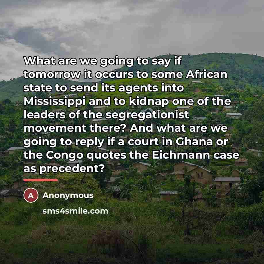 “What are we going to say if tomorrow it occurs…” quote by Anonymous