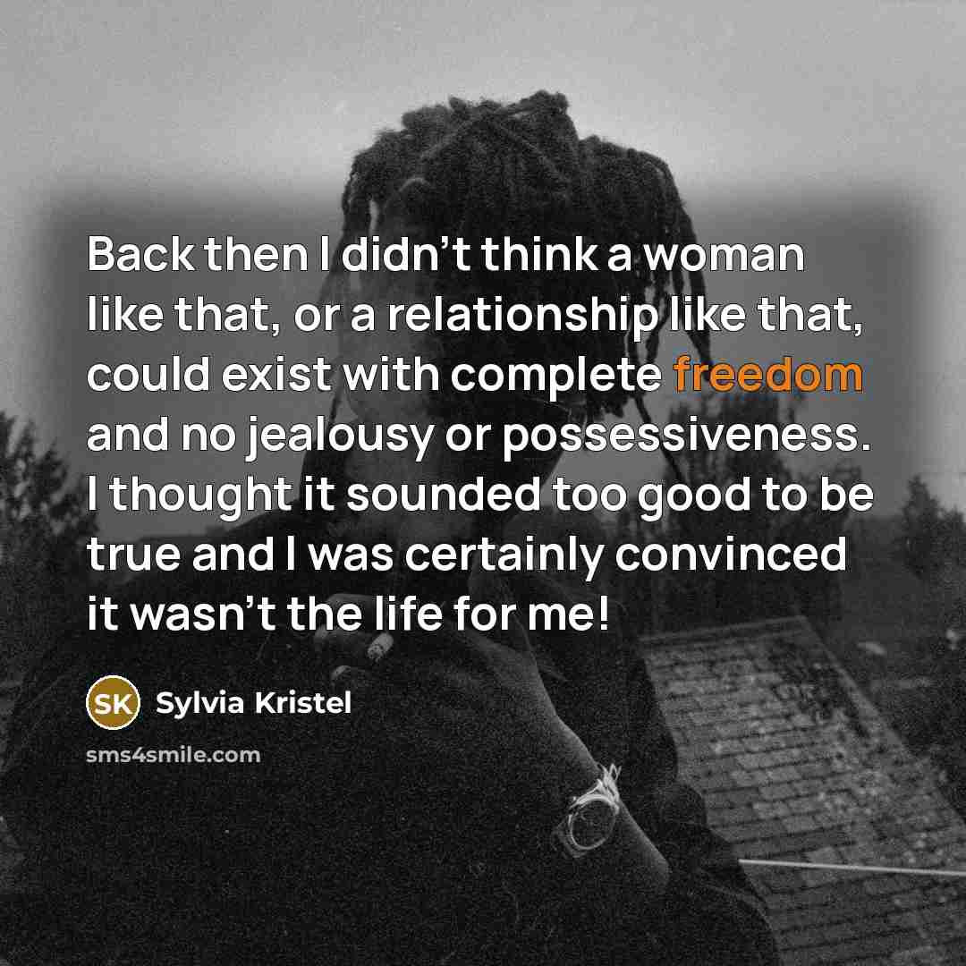 “Back then I didn't think a woman like that, or…” quote by Sylvia Kristel