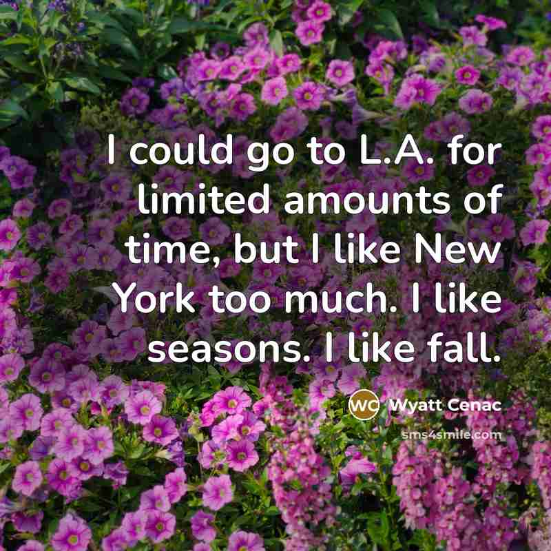 “I could go to L.A. for limited amounts of time,…” quote by Wyatt Cenac
