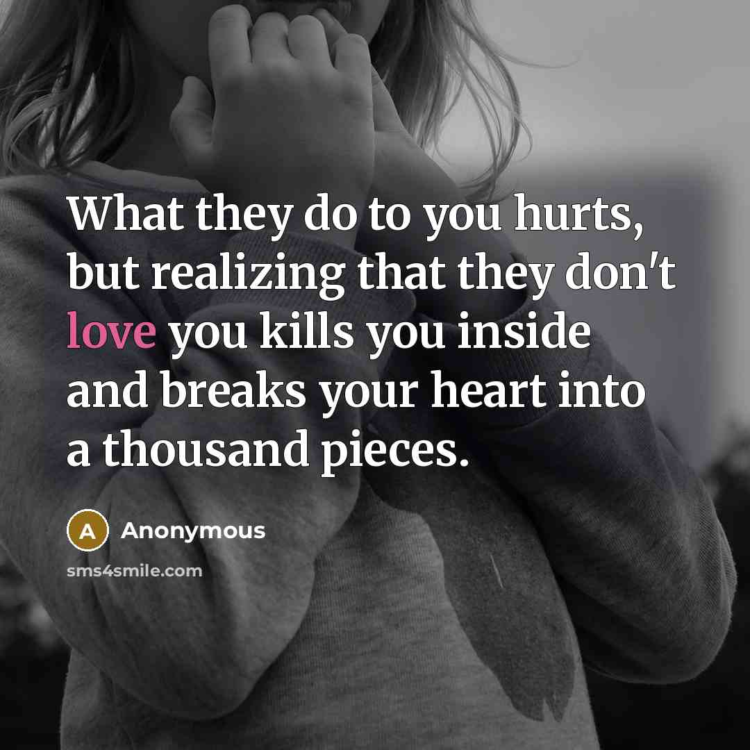 “What they do to you hurts, but realizing that they…” quote by Anonymous