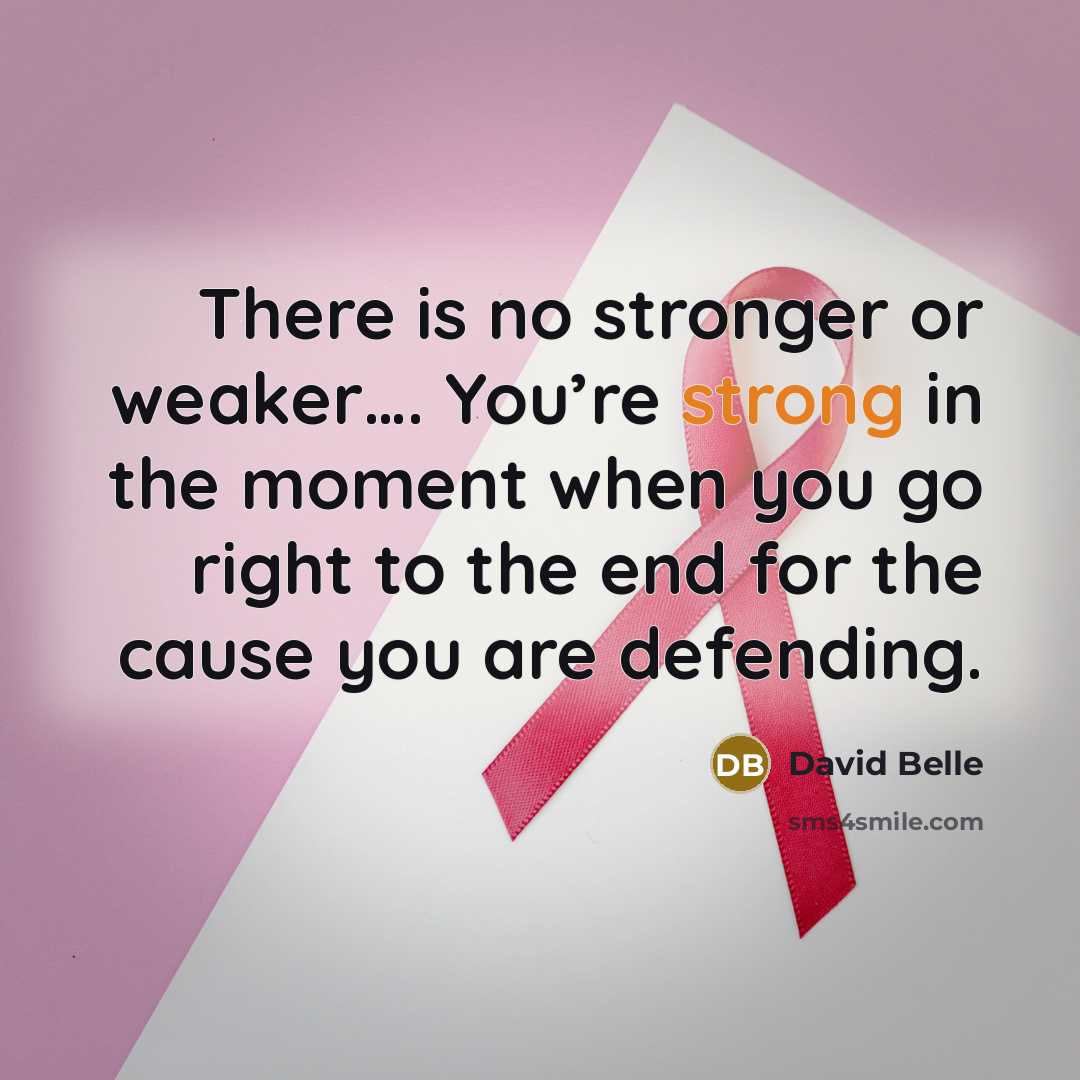 “There is no stronger or weaker…. You’re strong in the…” quote by David Belle