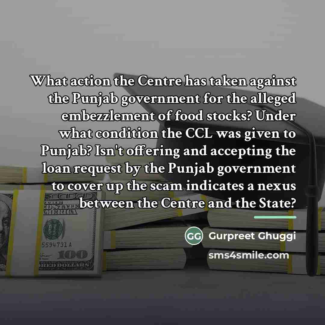 “What action the Centre has taken against the Punjab government…” quote by Gurpreet Ghuggi