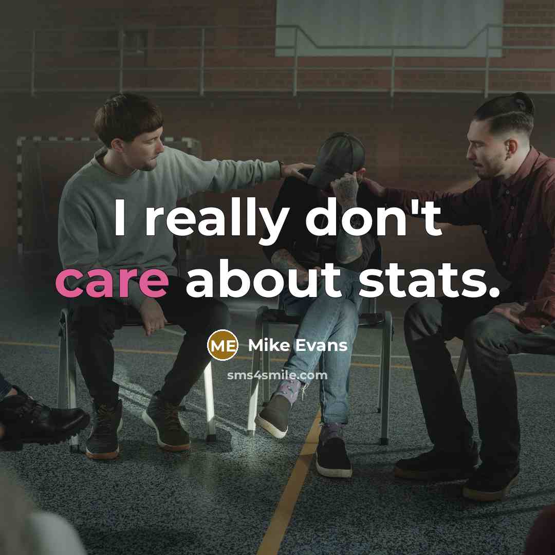 “I really don't care about stats.…” quote by Mike Evans