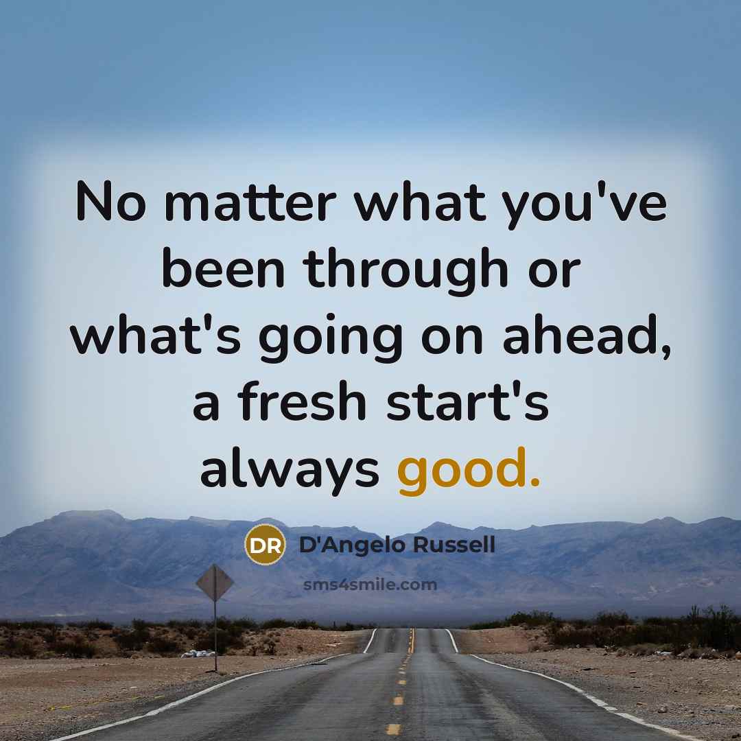 “No matter what you've been through or what's going on…” quote by D'Angelo Russell