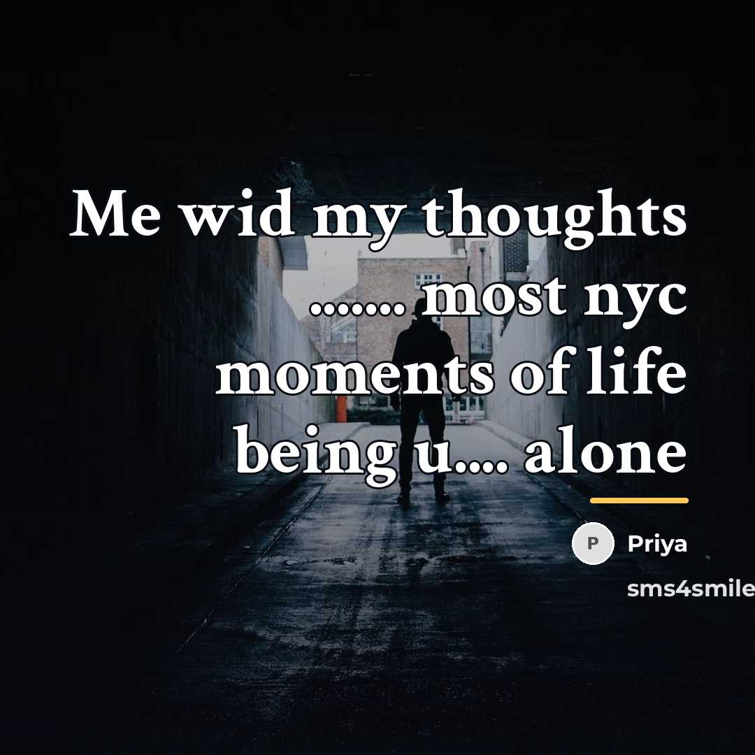 “Me wid my thoughts ....... most nyc moments of life…” quote by Priya