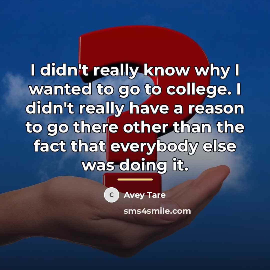 “I didn't really know why I wanted to go to…” quote by Avey Tare