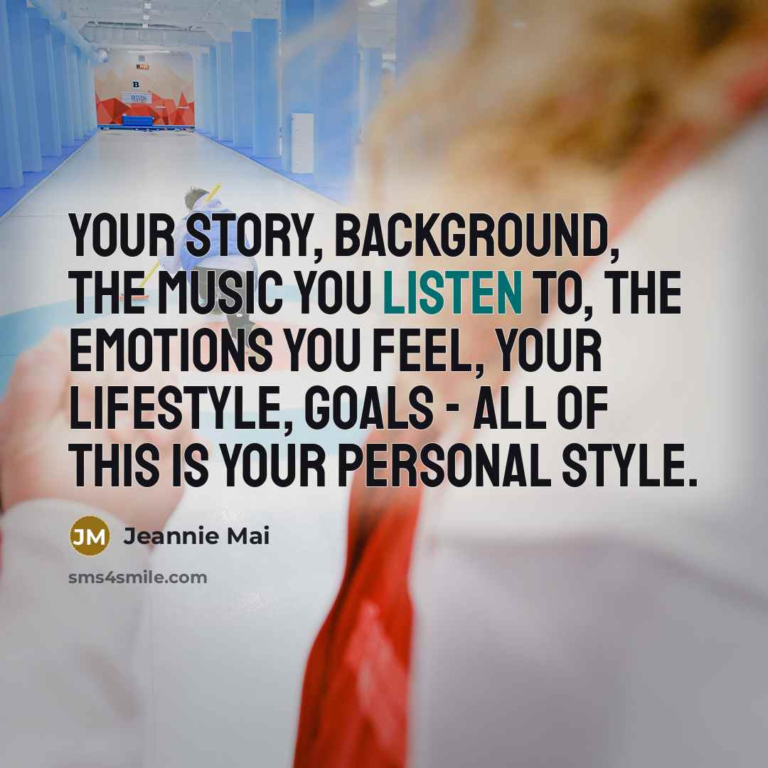 “Your story, background, the music you listen to, the emotions…” quote by Jeannie Mai