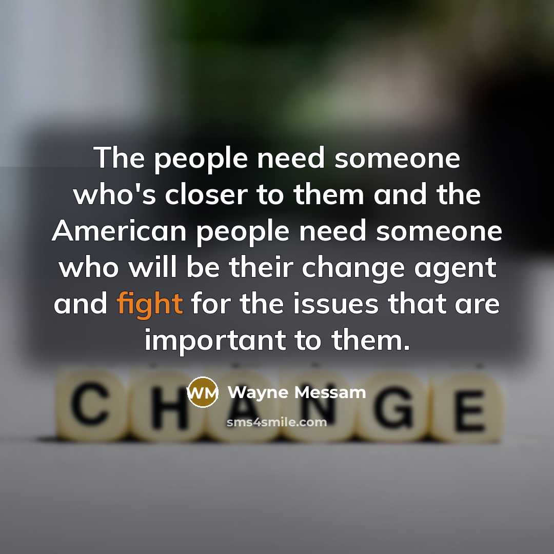 “The people need someone who's closer to them and the…” quote by Wayne Messam