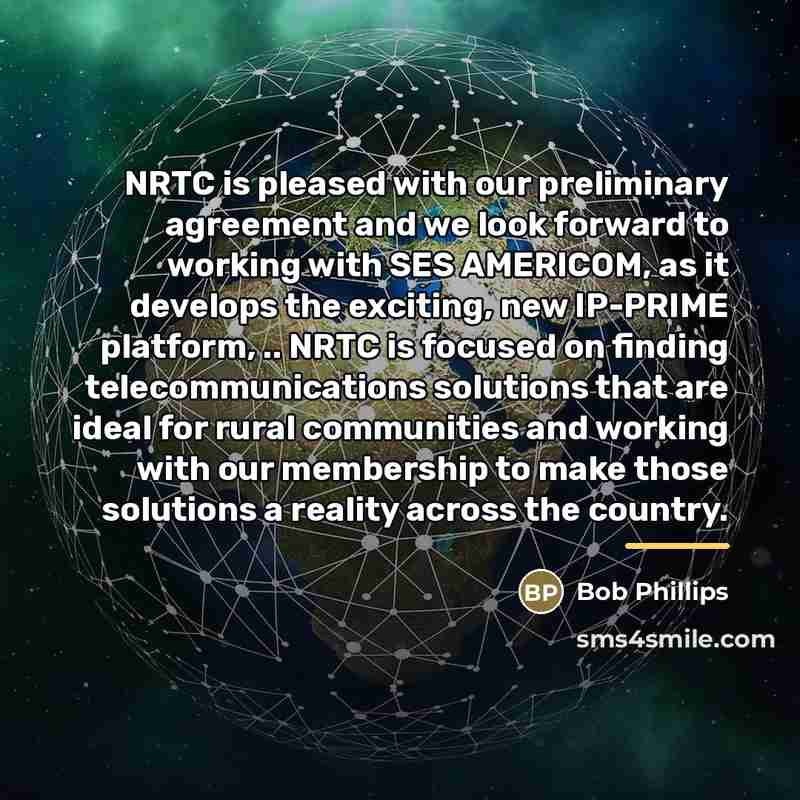 “NRTC is pleased with our preliminary agreement and we look…” quote by Bob Phillips