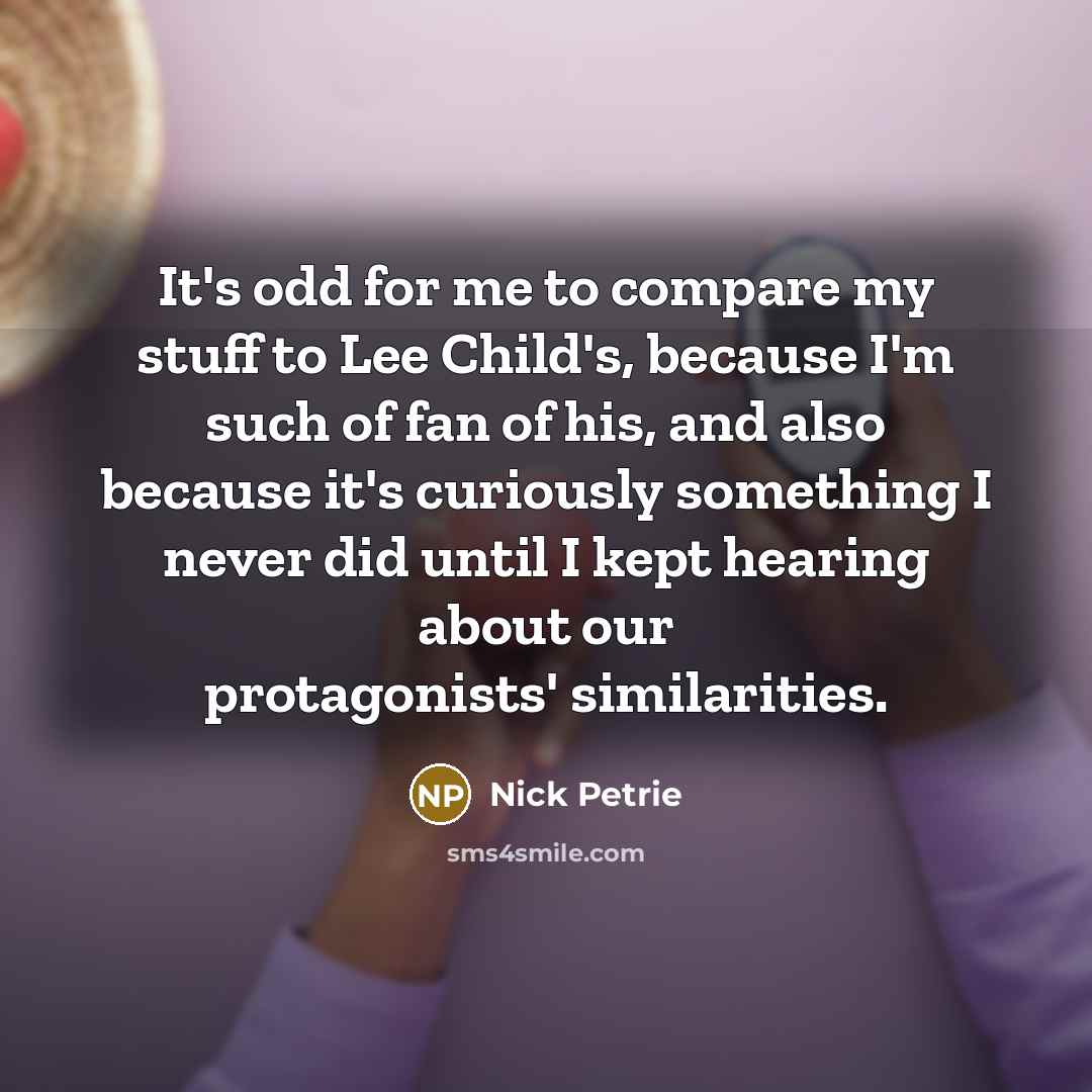 “It's odd for me to compare my stuff to Lee…” quote by Nick Petrie
