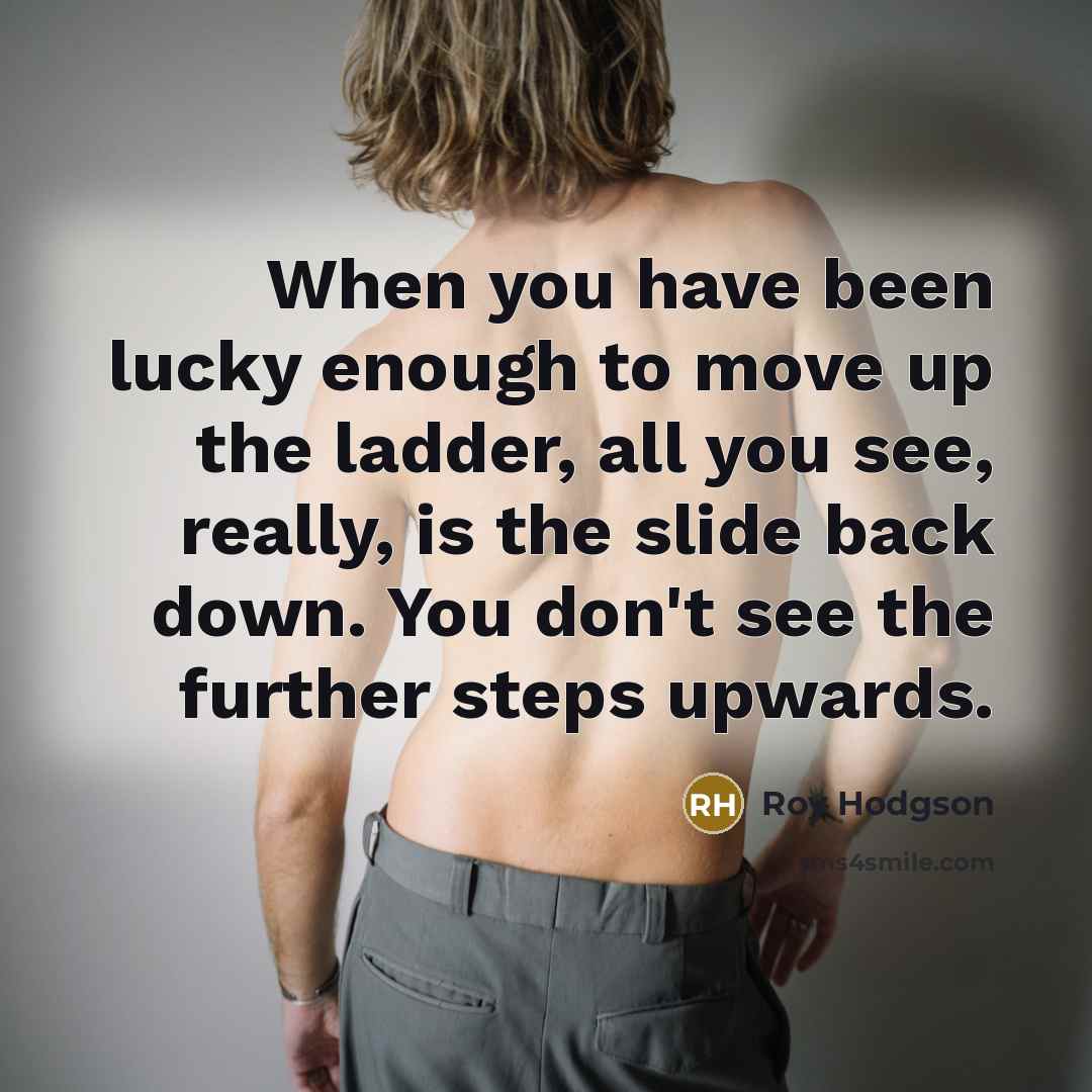 “When you have been lucky enough to move up the…” quote by Roy Hodgson