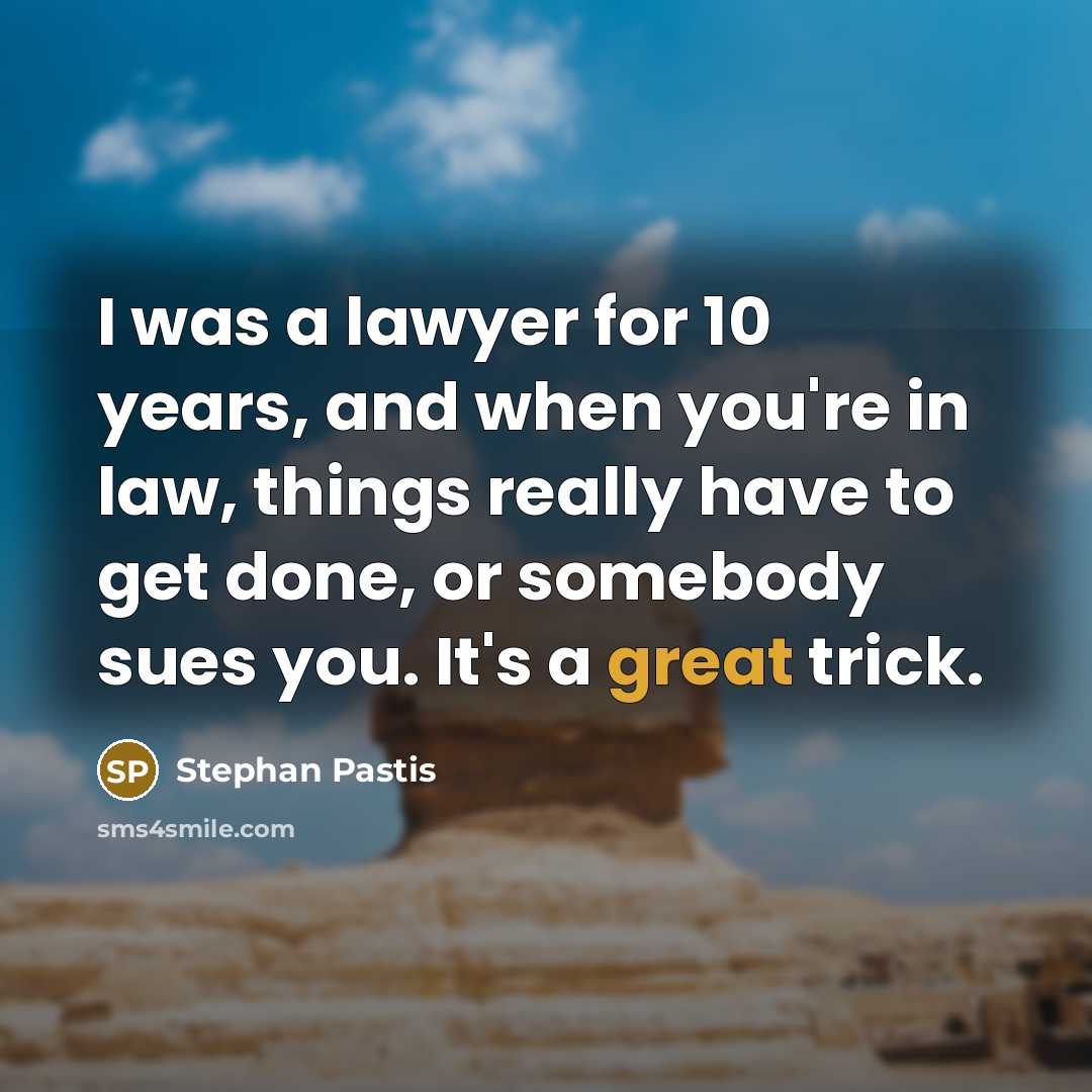 “I was a lawyer for 10 years, and when you're…” quote by Stephan Pastis