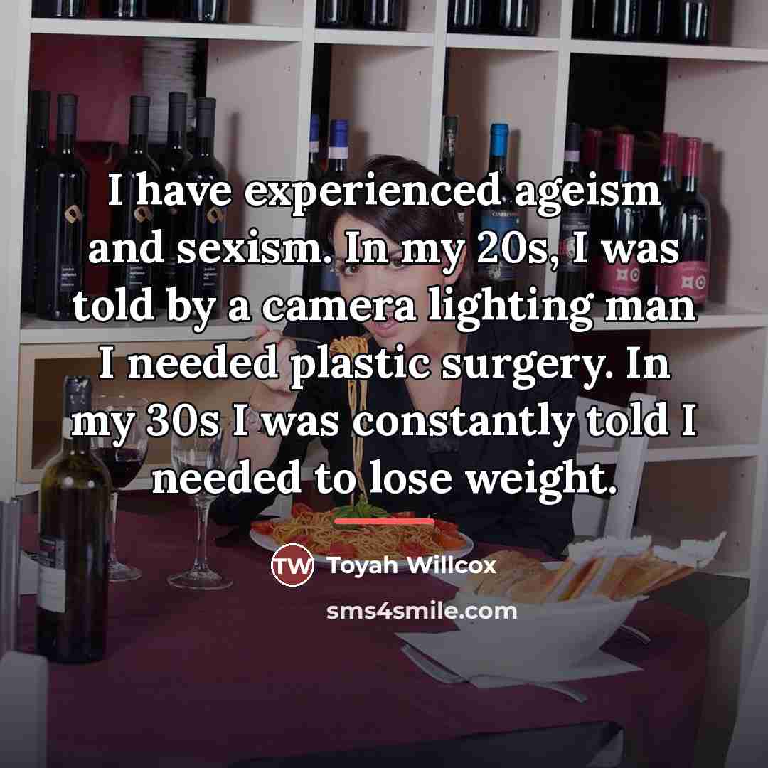 “I have experienced ageism and sexism. In my 20s, I…” quote by Toyah Willcox