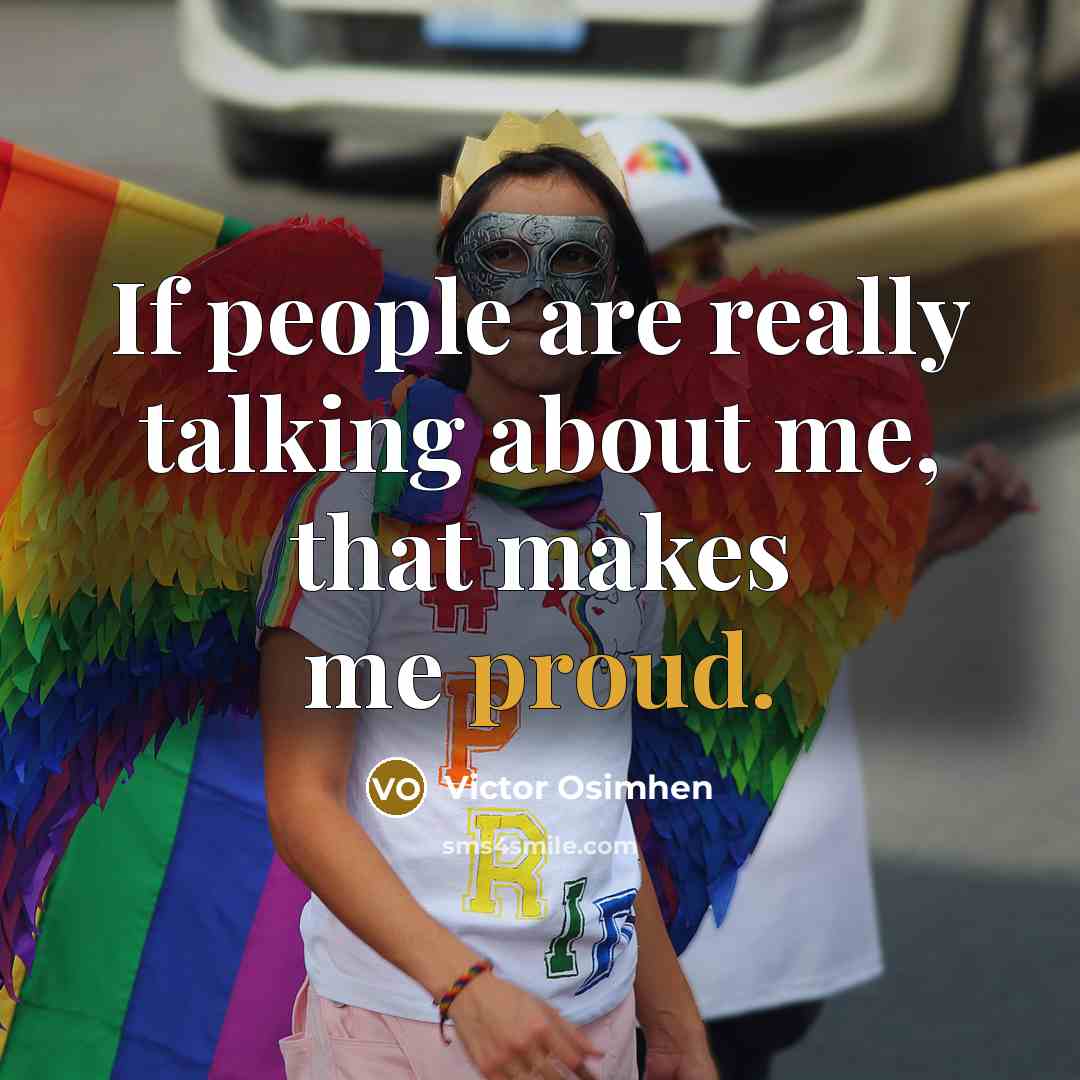 “If people are really talking about me, that makes me…” quote by Victor Osimhen