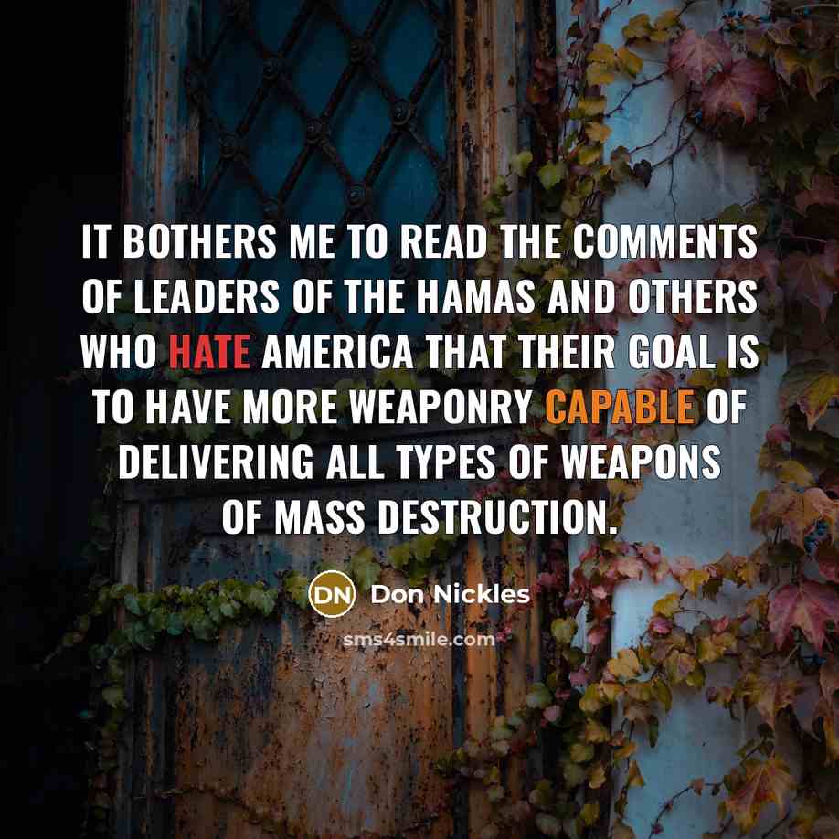 “It bothers me to read the comments of leaders of…” quote by Don Nickles