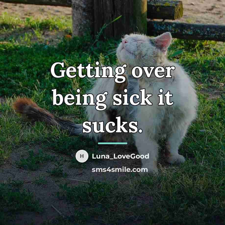 “Getting over being sick it sucks.…” quote by Luna_Lovegood