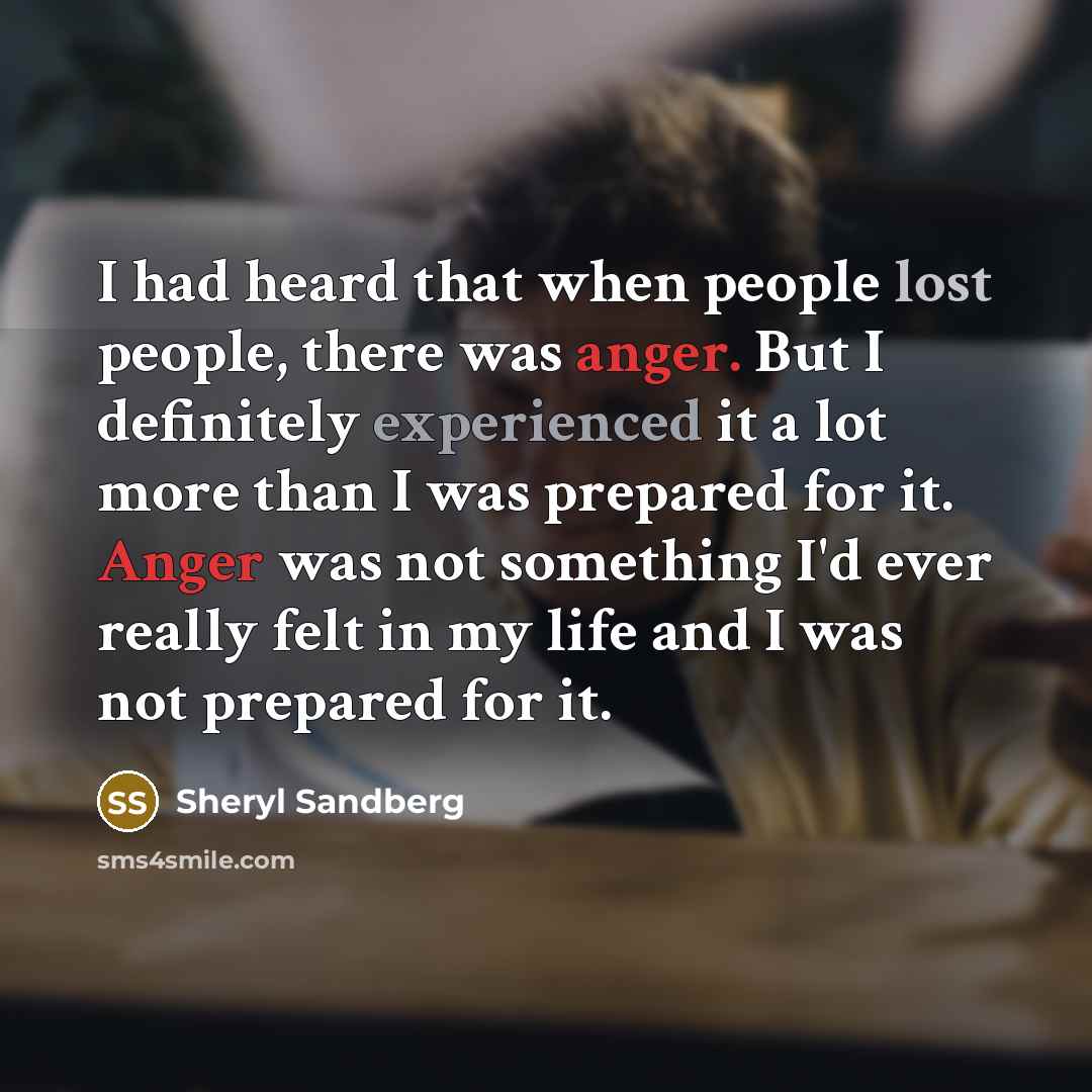 “I had heard that when people lost people, there was…” quote by Sheryl Sandberg