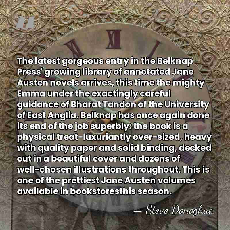 The latest gorgeous entry in the Belknap Press' growing library of annotated&hellip; - Steve Donoghue