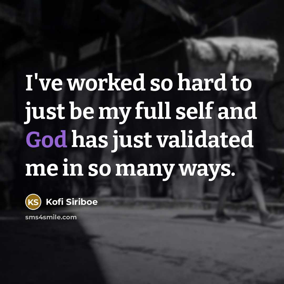“I've worked so hard to just be my full self…” quote by Kofi Siriboe