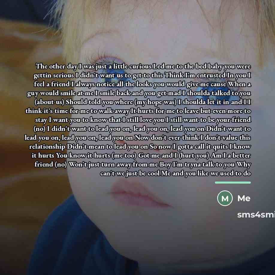 “The other day I was just a little curious Led…” quote by Me
