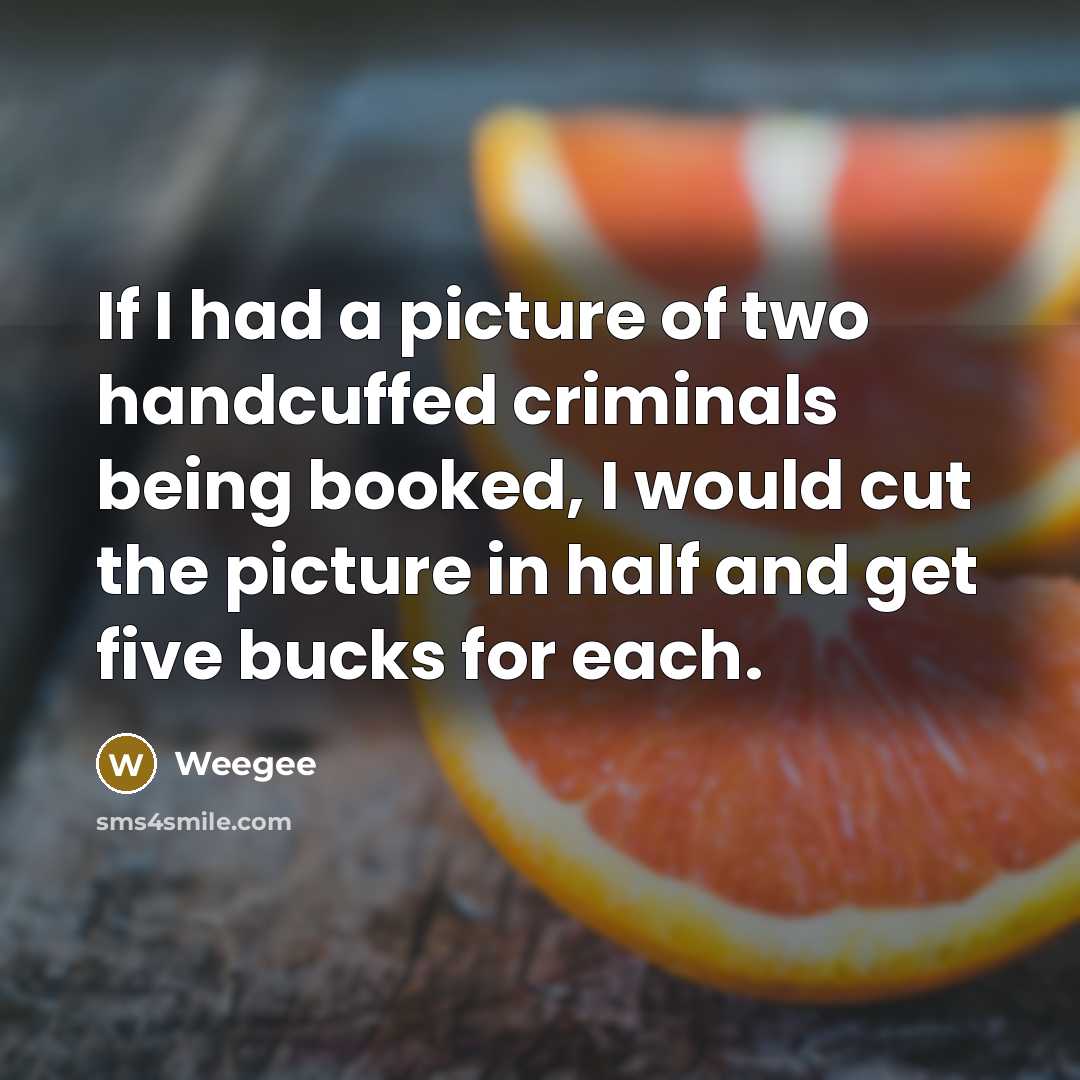 “If I had a picture of two handcuffed criminals being…” quote by Weegee