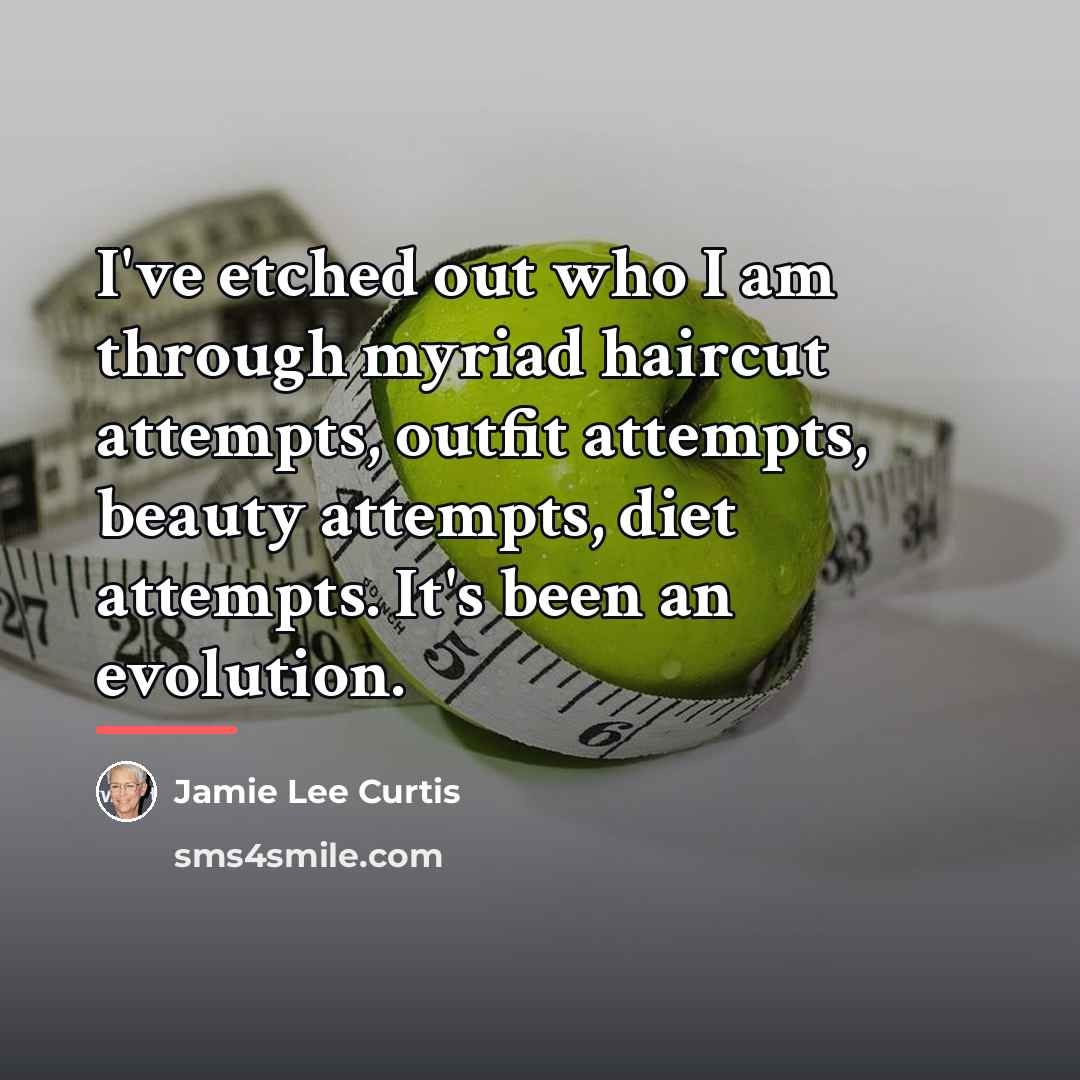 “I've etched out who I am through myriad haircut attempts,…” quote by Jamie Lee Curtis