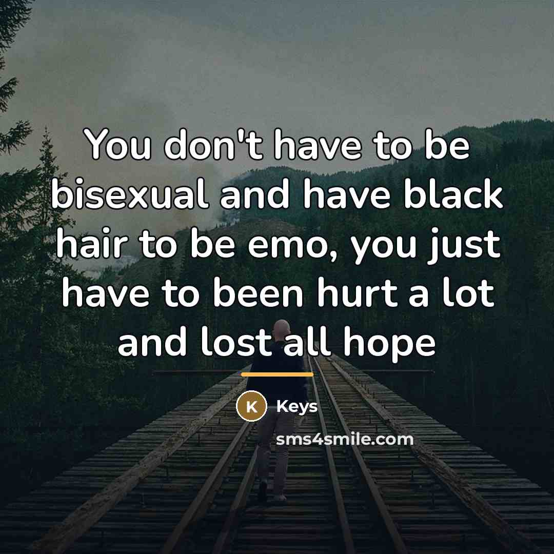 “You don't have to be bisexual and have black hair…” quote by Keys