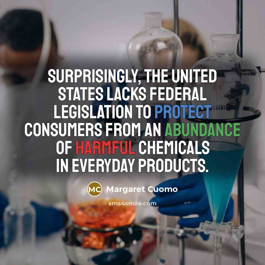 “Surprisingly, the United States lacks federal legislation to protect consumers…” quote by Margaret Cuomo