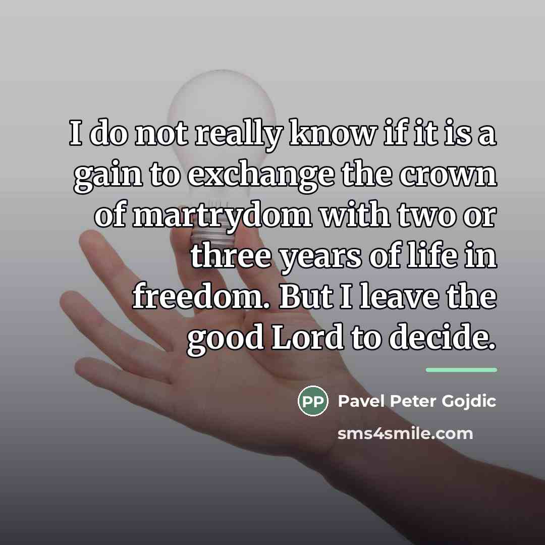 “I do not really know if it is a gain…” quote by Pavel Peter Gojdic