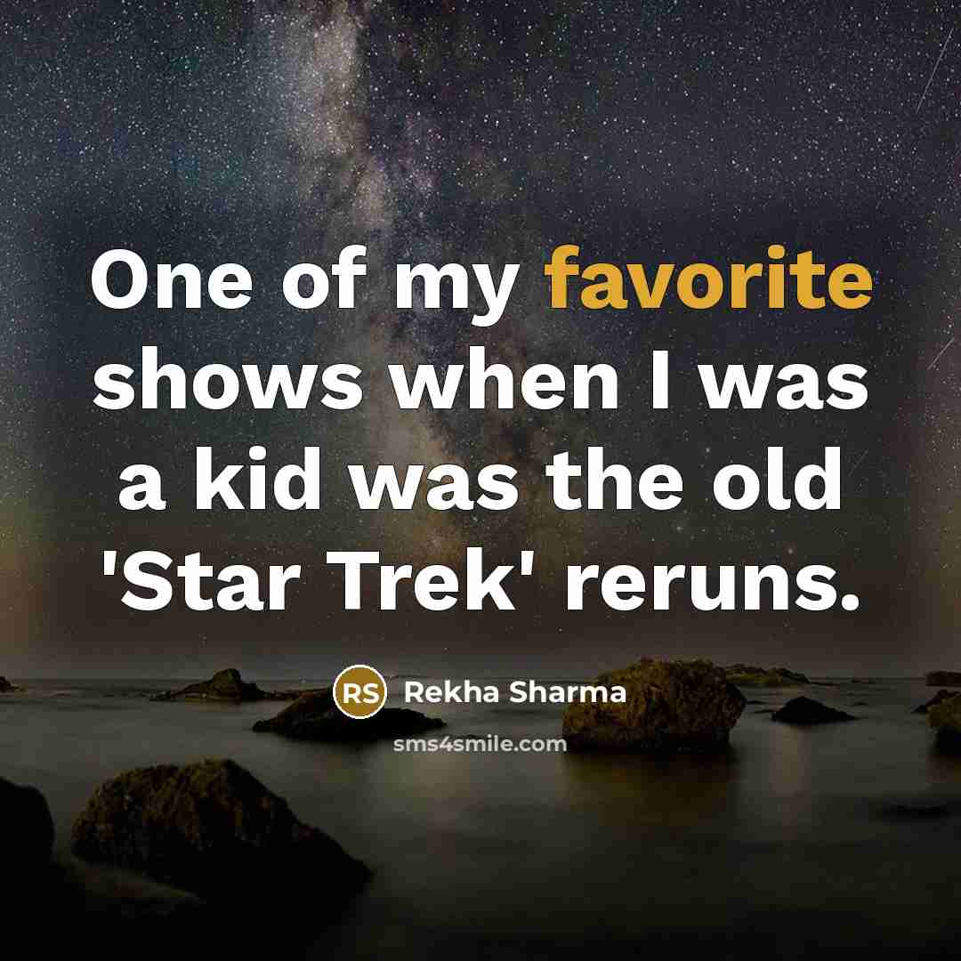“One of my favorite shows when I was a kid…” quote by Rekha Sharma