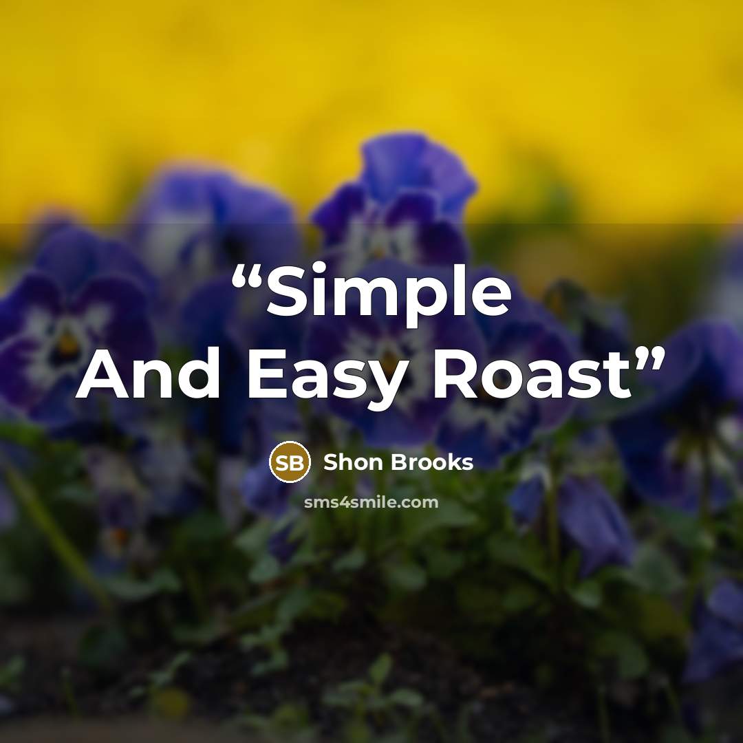 “Simple And Easy Roast” quote by Shon Brooks