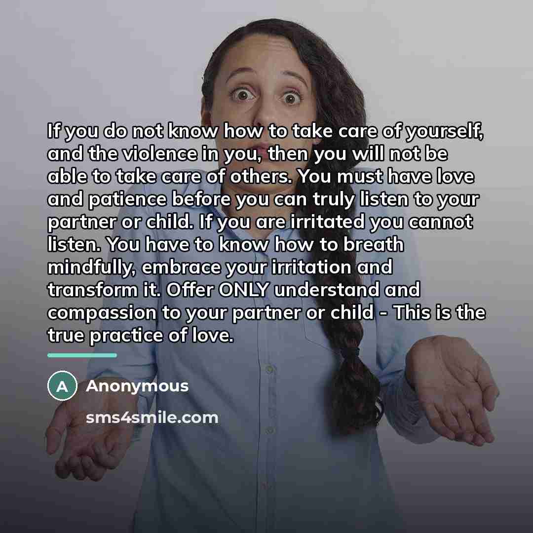 “If you do not know how to take care of…” quote by Anonymous