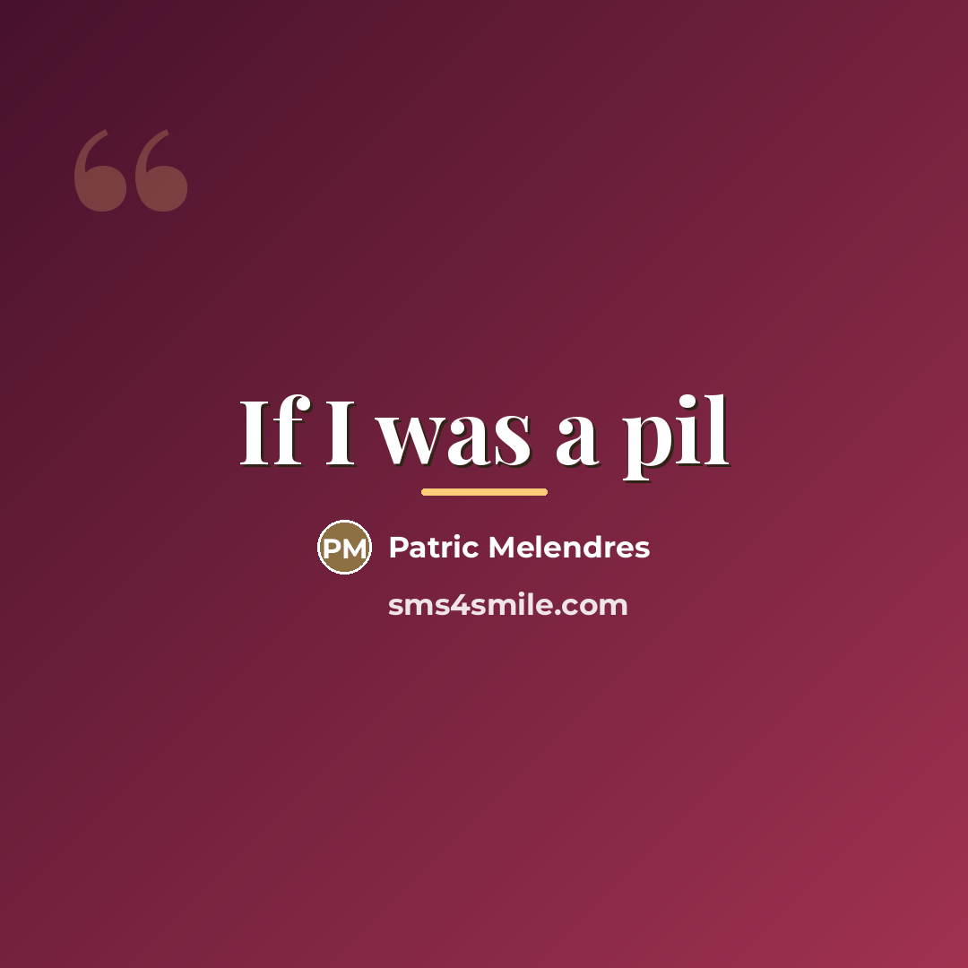 “If I was a pil…” quote by Patric Melendres