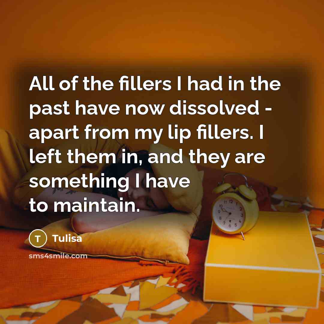 “All of the fillers I had in the past have…” quote by Tulisa