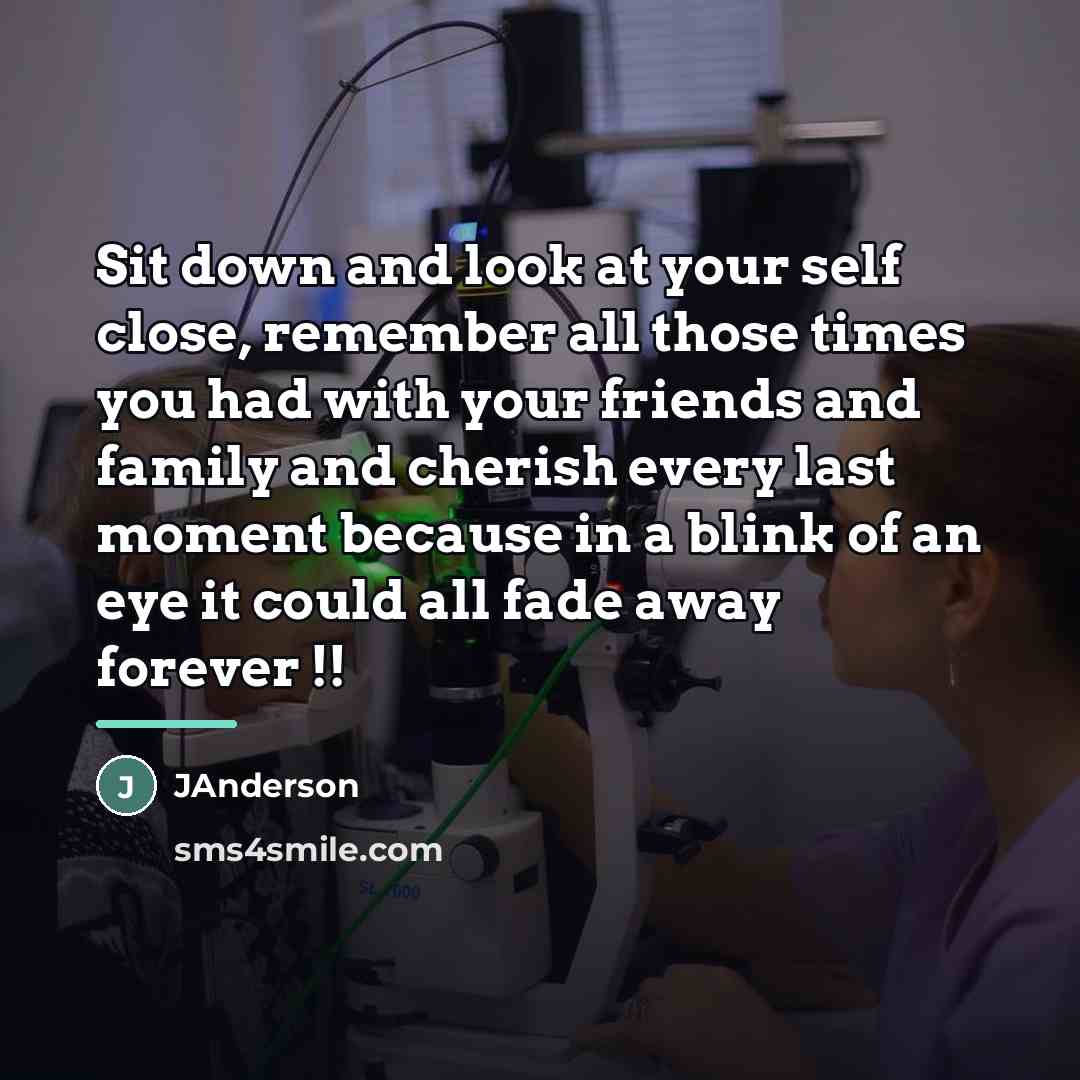 “Sit down and look at your self close, remember all…” quote by JAnderson