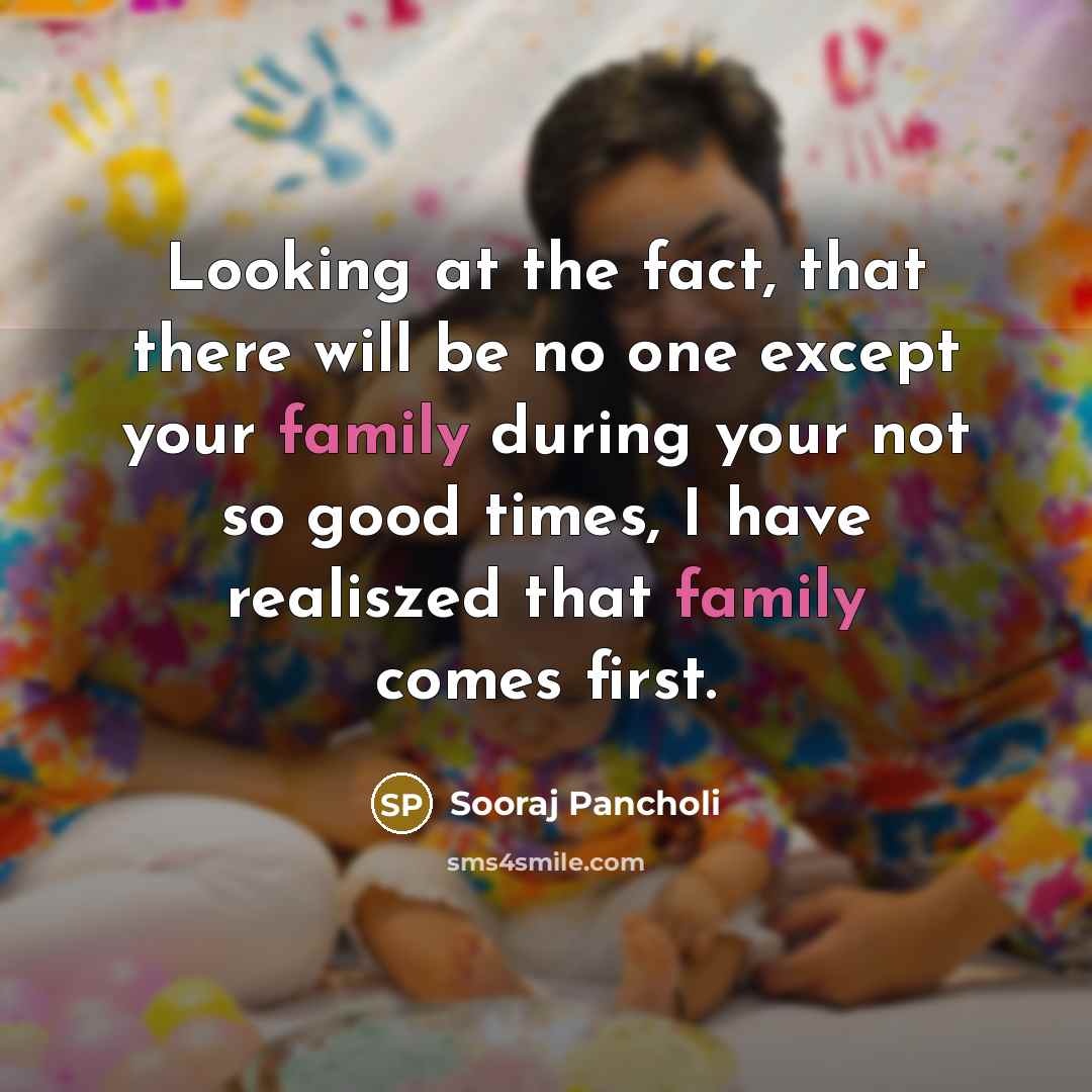 “Looking at the fact, that there will be no one…” quote by Sooraj Pancholi
