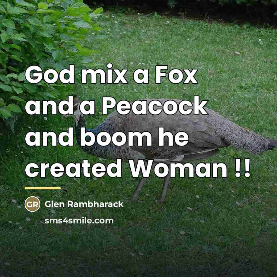 “God mix a Fox and a Peacock and boom he…” quote by Glen Rambharack