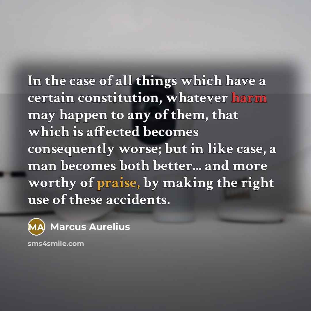 “In the case of all things which have a certain…” quote by Marcus Aurelius