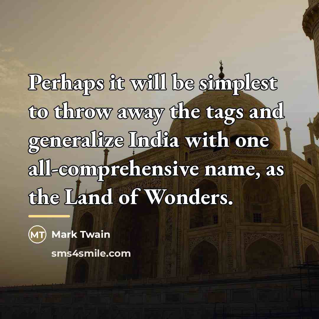 “Perhaps it will be simplest to throw away the tags…” quote by Mark Twain