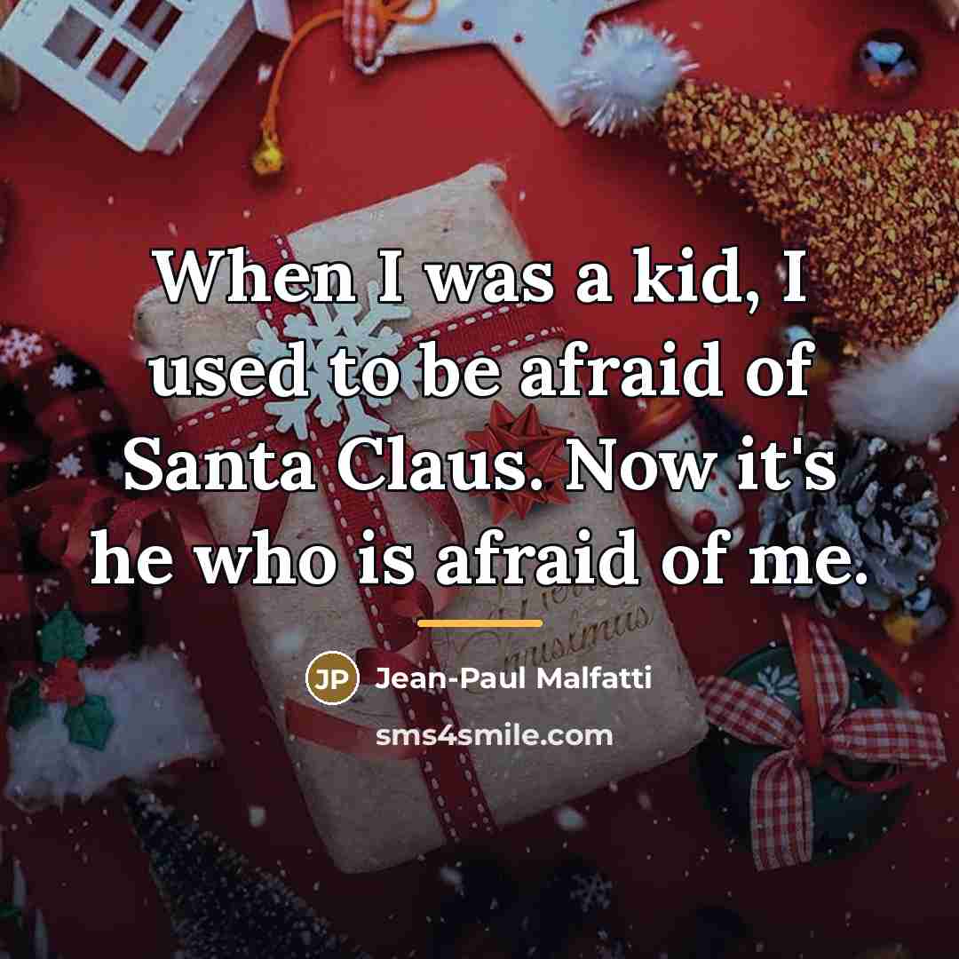 “When I was a kid, I used to be afraid…” quote by Jean-Paul Malfatti