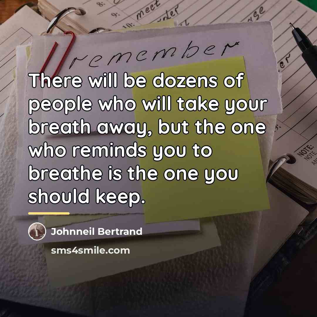 “There will be dozens of people who will take your…” quote by Johnneil Bertrand