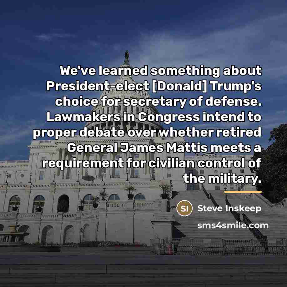 “We've learned something about President-elect [Donald] Trump's choice for secretary…” quote by Steve Inskeep