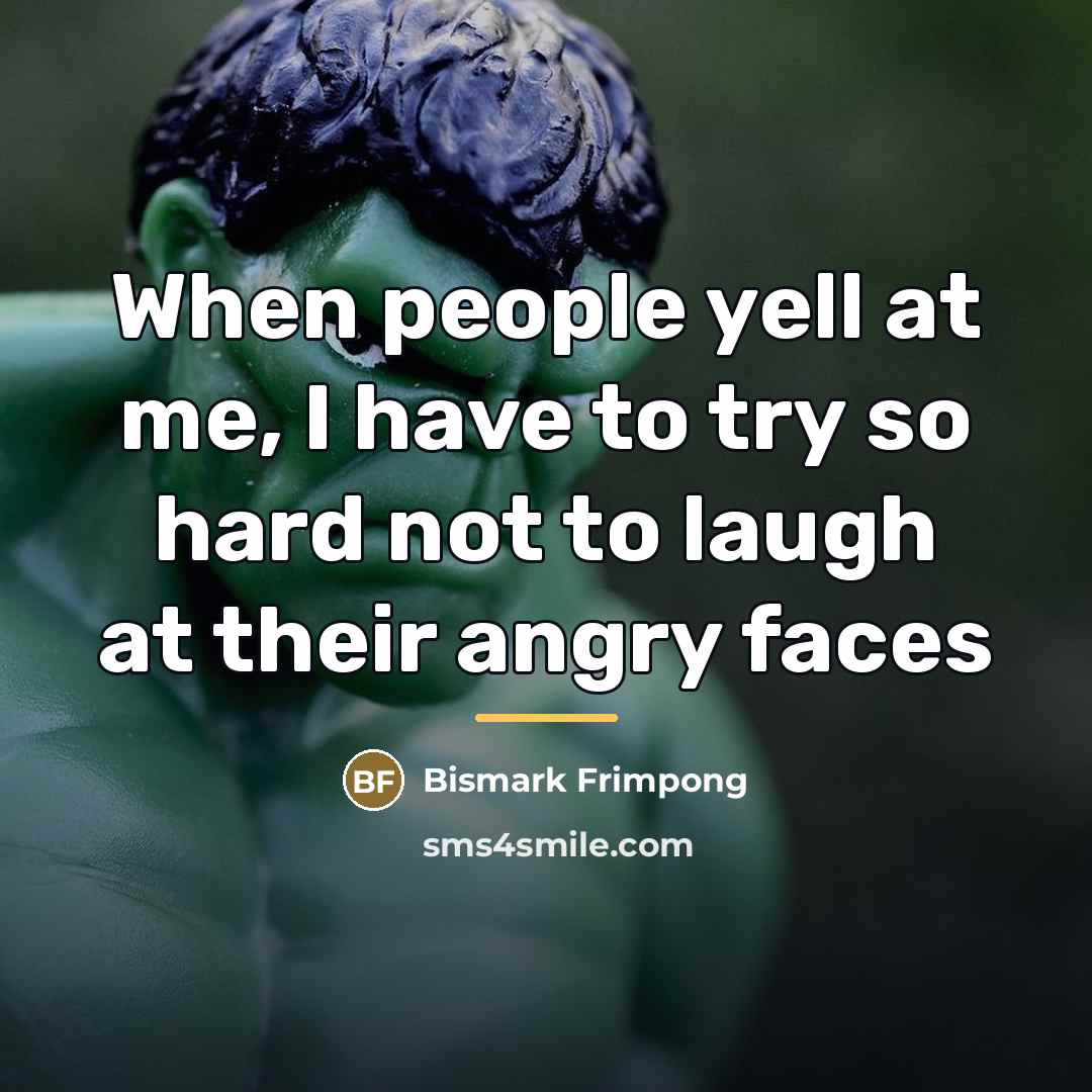 “When people yell at me, I have to try so…” quote by Bismark Frimpong
