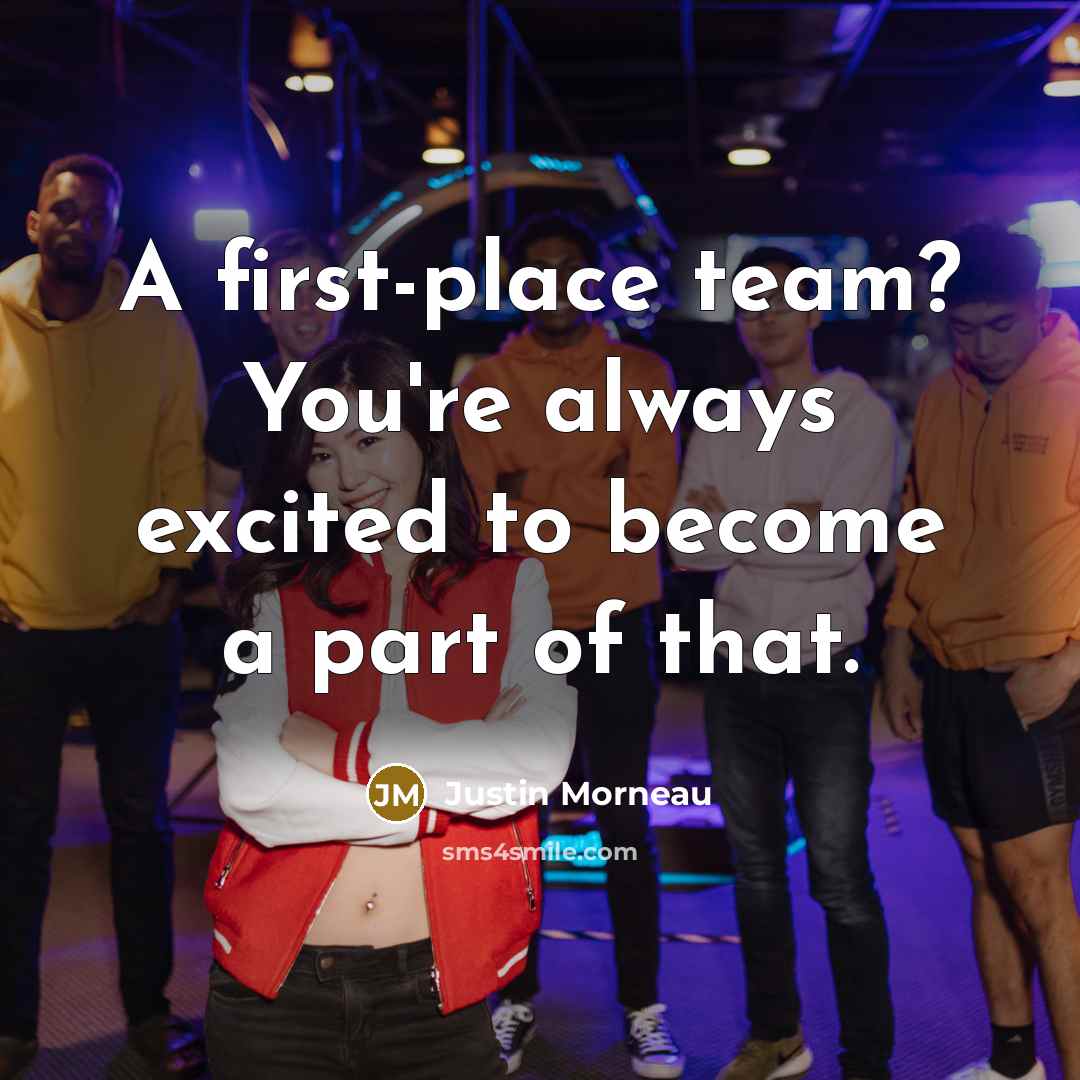 “A first-place team? You're always excited to become a part…” quote by Justin Morneau